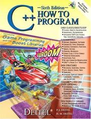 Cover of: C++ How to Program (6th Edition)