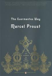 Cover of: The Guermantes Way by Marcel Proust