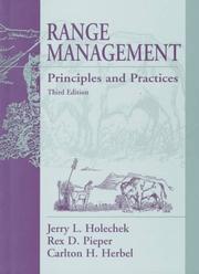 Cover of: Range Management by Jerry Holechek, Jerry L. Holechek, Rex D. Pieper, Carlton H. Herbel, Jerry L. Holechek, Rex D. Pieper, Carlton H. Herbel