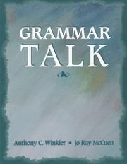 Cover of: Grammar talk