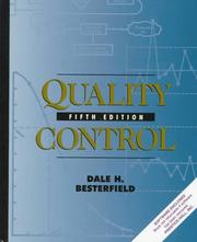 Cover of: Quality control by Dale H. Besterfield