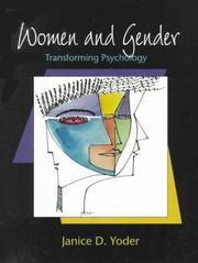 Cover of: Women and Gender by Janice D. Yoder