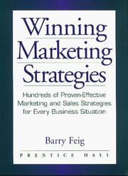 Cover of: Winning Marketing Strategies