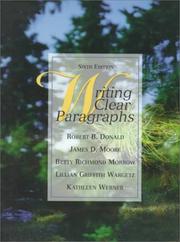 Cover of: Writing clear paragraphs