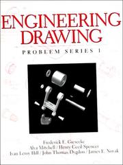 Cover of: Engineering Drawing: Problems Series 1