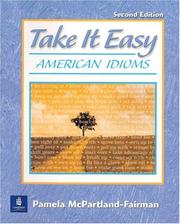 Cover of: Take it easy: American idioms