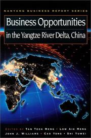 Cover of: Business opportunities in the Yangtze River Delta, China