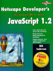Cover of: Netscape developer's guide to JavaScript 1.2 by Bill Anderson