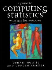 Cover of: A guide to computing statistics with SPSS for Windows
