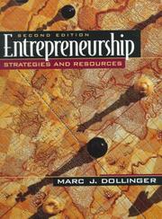 Cover of: Entrepreneurship: Strategies and Resources (2nd Edition)