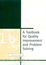 Cover of: A toolbook for quality improvement and problem solving