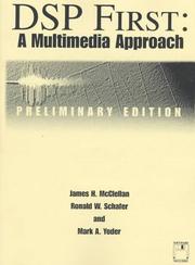 Cover of: DSP first: a multimedia approach