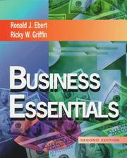Cover of: Business essentials | Ronald J. Ebert