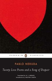 Cover of: Twenty Love Poems and a Song of Despair by Pablo Neruda