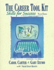 Cover of: The Career Tool Kit  by Carol Carter, Gary Izumo, Sarah Lyman Kravits