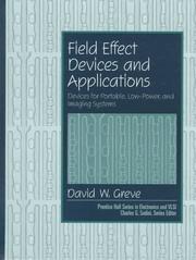 Cover of: Field Effect Devices and Applications | Daved W. Greve
