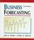 Cover of: Business forecasting