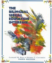 Cover of: The bilingual special education interface