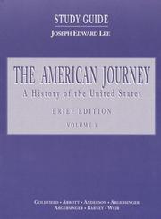 Cover of: The American Journey | Joseph Edward Lee