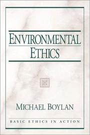 Cover of: Environmental Ethics by Michael Boylan, Michael Boylan