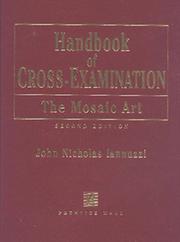 Cover of: Handbook of Cross-Examination: The Mosaic Art