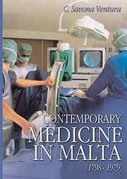 Cover of: Contemporary Medicine in Malta [1798-1979]