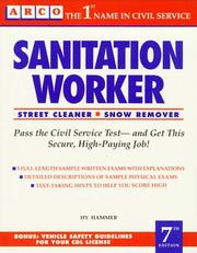 Cover of: Sanitation worker