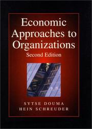 Cover of: Economic Approaches to Organizations (2nd Edition)