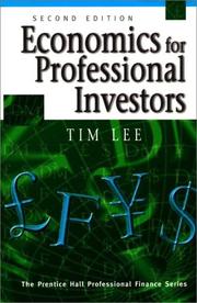 Cover of: Economics for professional investors