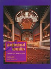 Cover of: Architectural acoustics by Madan Mehta