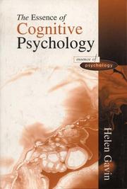 Cover of: The essence of cognitive psychology
