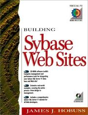 Cover of: Building Sybase Web sites | James J. Hobuss
