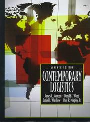 Cover of: Contemporary logistics by James C. Johnson ... [et al.].