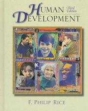 Cover of: Human development by F. Philip Rice