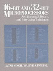 Cover of: 16-bit and 32-bit microprocessors by Avtar Singh