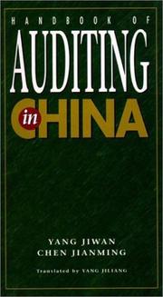 Cover of: Handbook of auditing in China | Jiwan Yang