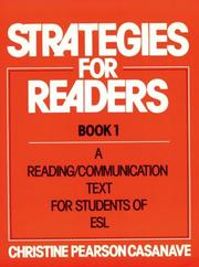 Cover of: Strategies for readers: a reading/communication text for students of ESL