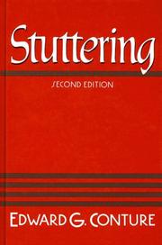 Cover of: Stuttering by Edward G. Conture