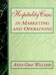 Cover of: Hospitality cases in marketing and operations