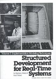 Cover of: Structured Development for Real-Time Systems by Paul T. Ward, Stephen J. Mellor, Stephen J. Mellor, Paul T. Ward