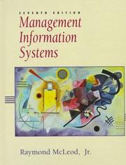 Cover of: Management information systems by Raymond McLeod