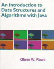 Cover of: An introduction to data structures and algorithms with Java