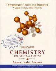Cover of: Experimenting With the Internet to Accompany Chemistry the Central Science