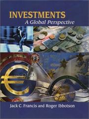 Cover of: Investments by Jack Clark Francis, Jack C. Francis, Roger Ibbotson, Jack C. Francis, Roger Ibbotson