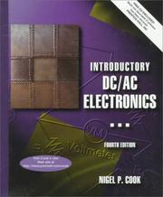 Cover of: Introductory DC/AC electronics by Nigel P. Cook