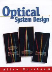 Cover of: Optical system design