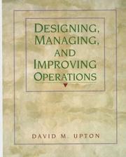 Cover of: Designing, managing, and improving operations