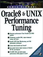 Cover of: Oracle8 and UNIX performance tuning by Ahmed Alomari