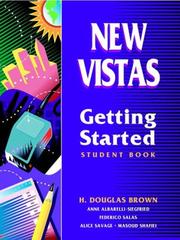 Cover of: New vistas: getting started : student book