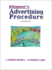 Kleppner's advertising procedure by Russell, Thomas